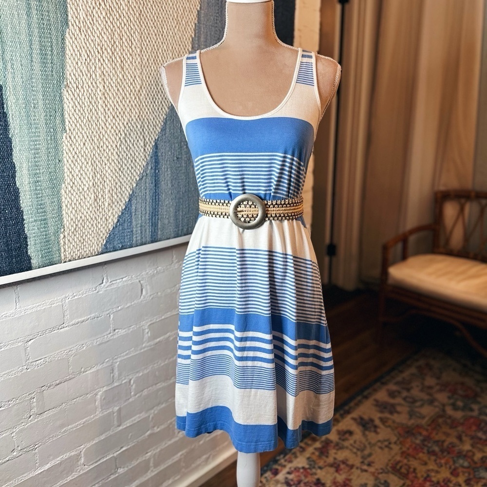 Lilly Pulitzer Striped Blue Tank Dress